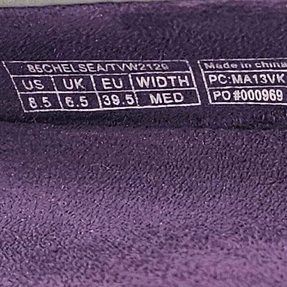 DR  WEIL Chelsea Orthaheel Technology Tan Suede Leather Studded Hidden Heel Flat - Picture 8 of 10